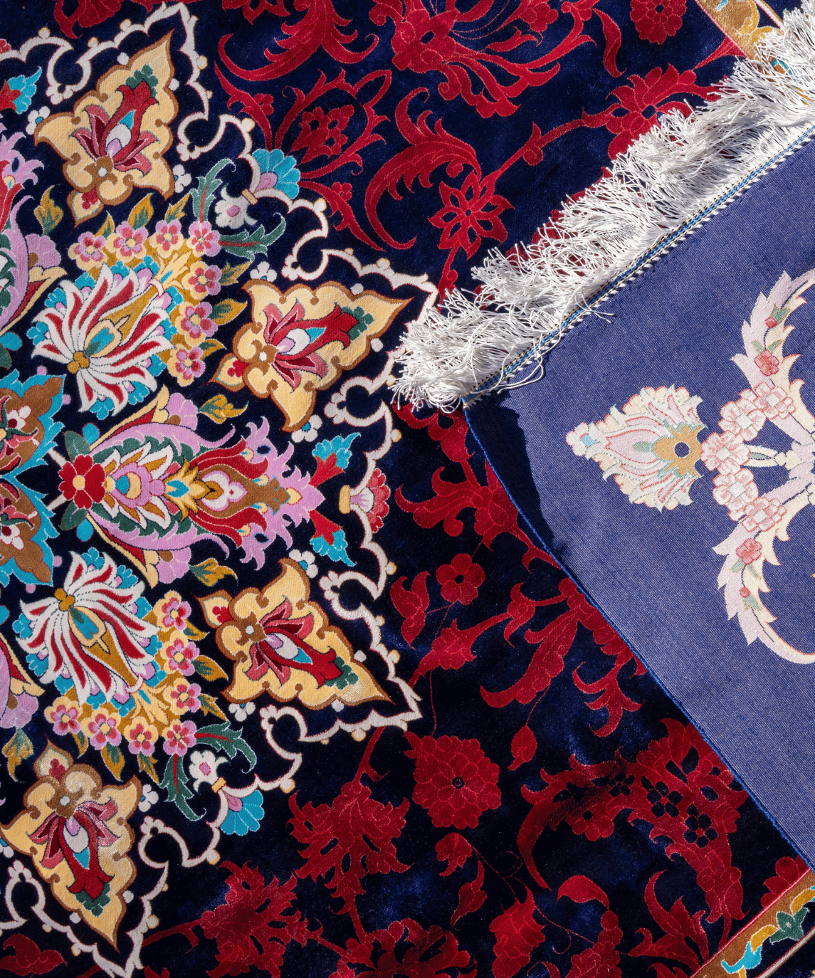 Qum Silk Oriental Rug – 10' × 10' View 6