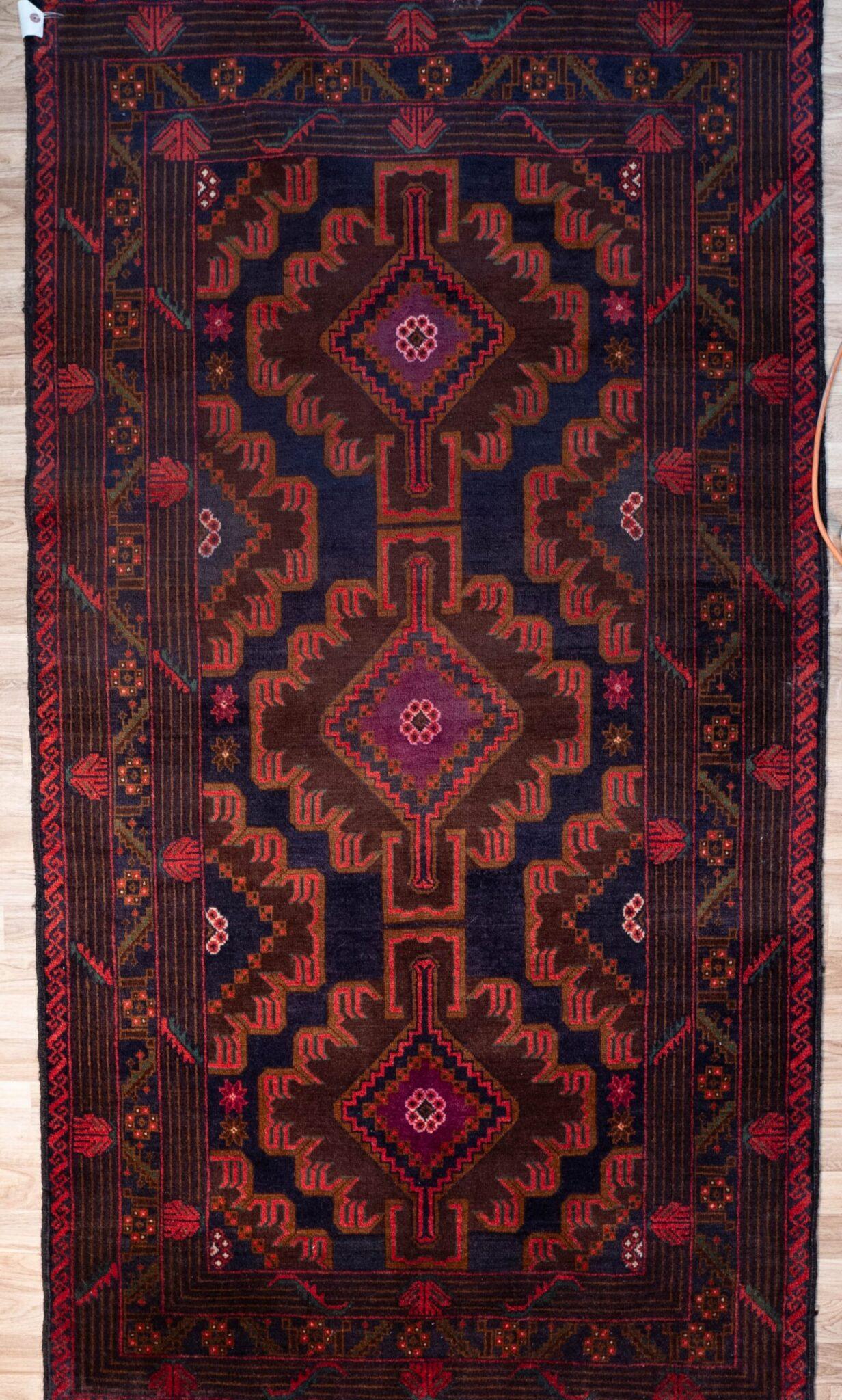 Baluch Wool Rug 3.6'x6' View 1