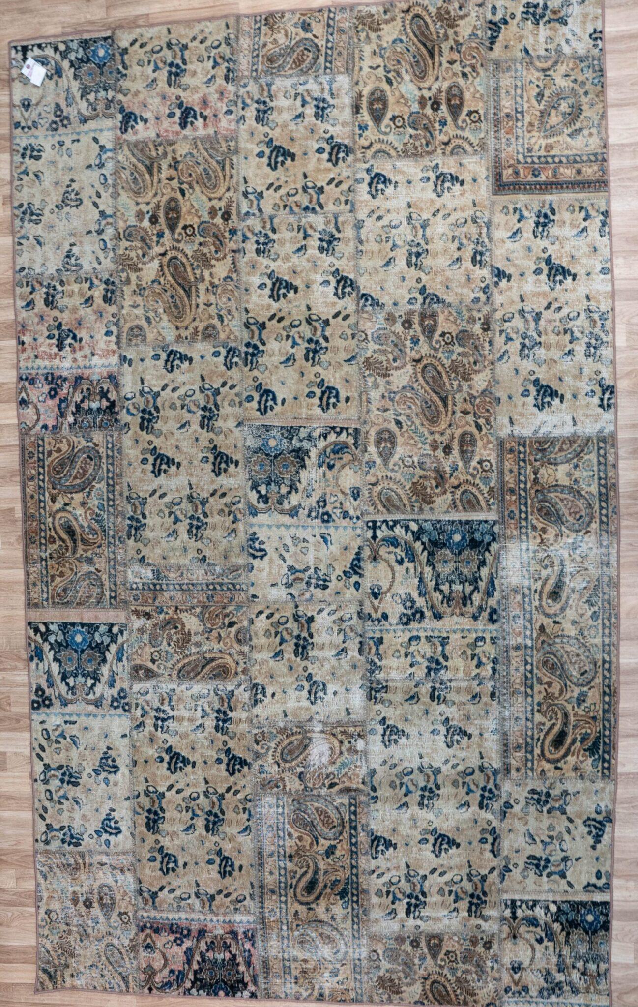 Vintage Overdyed Rug 6.4'x10' View 2