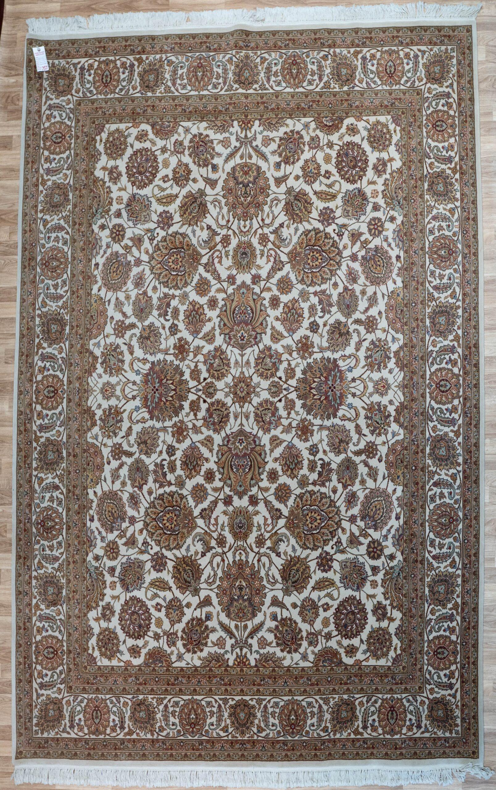 Tabriz Kurk Wool Rug 8'x10' View 1