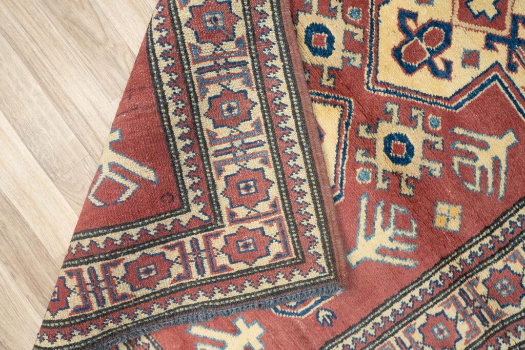 Kazak Wool Rug 3.9x2.4 View 3