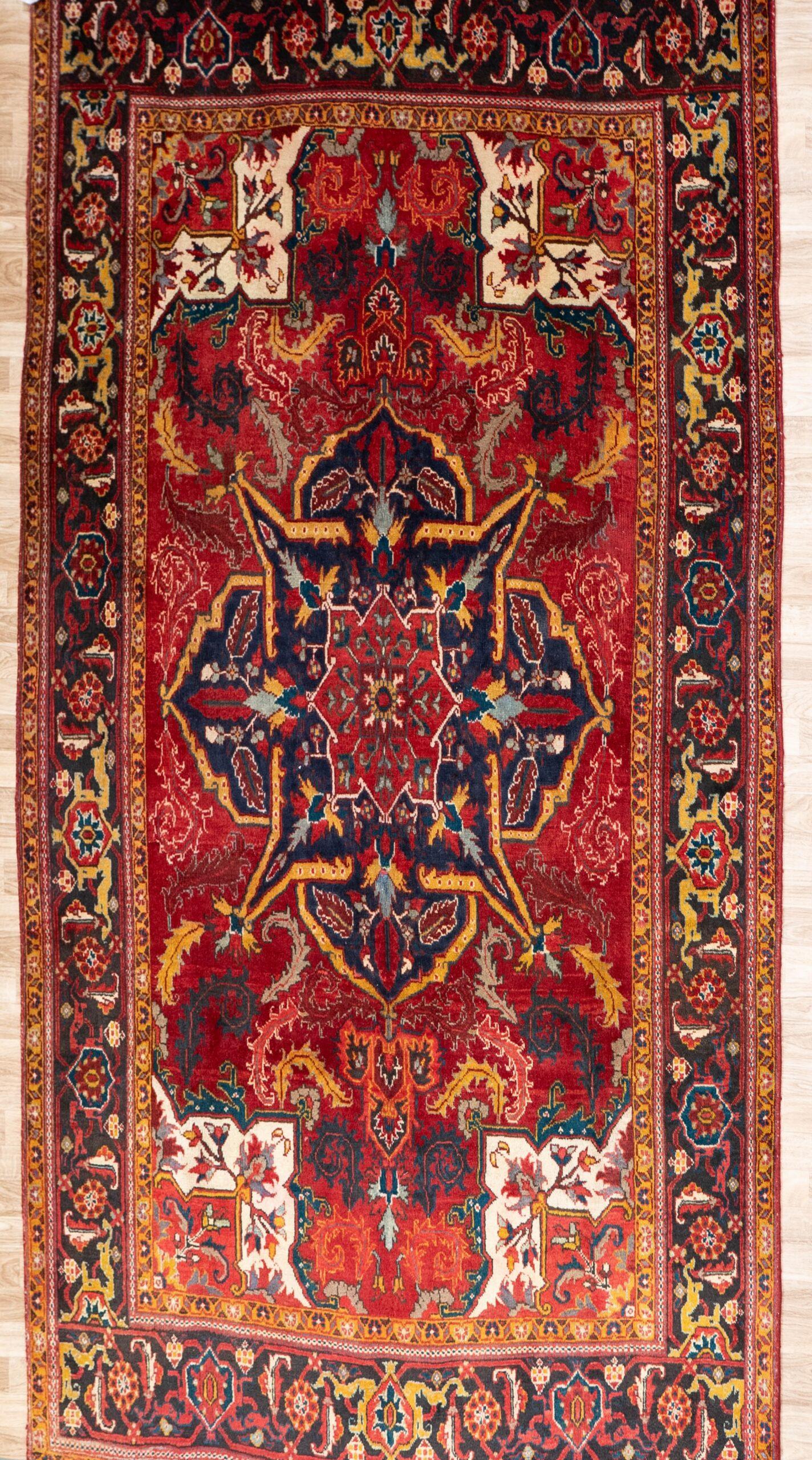 Heriz Wool Rug 6.7x9.7