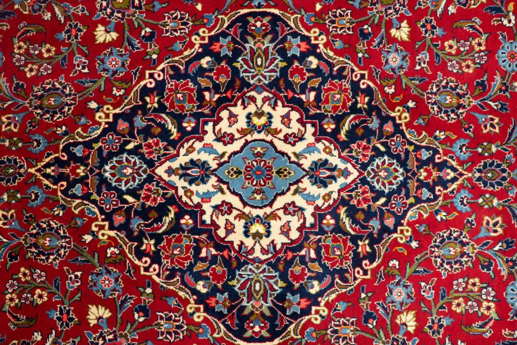 Kashan Wool Rug 8.1'x12.4' View 2