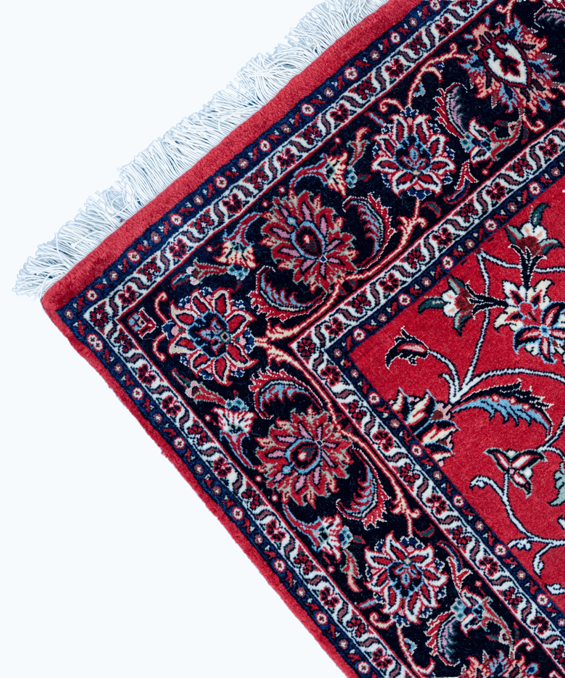 Traditional Bidjar Wool & Silk Handwoven Oriental Rug – 6'6" × 8'6" View 3