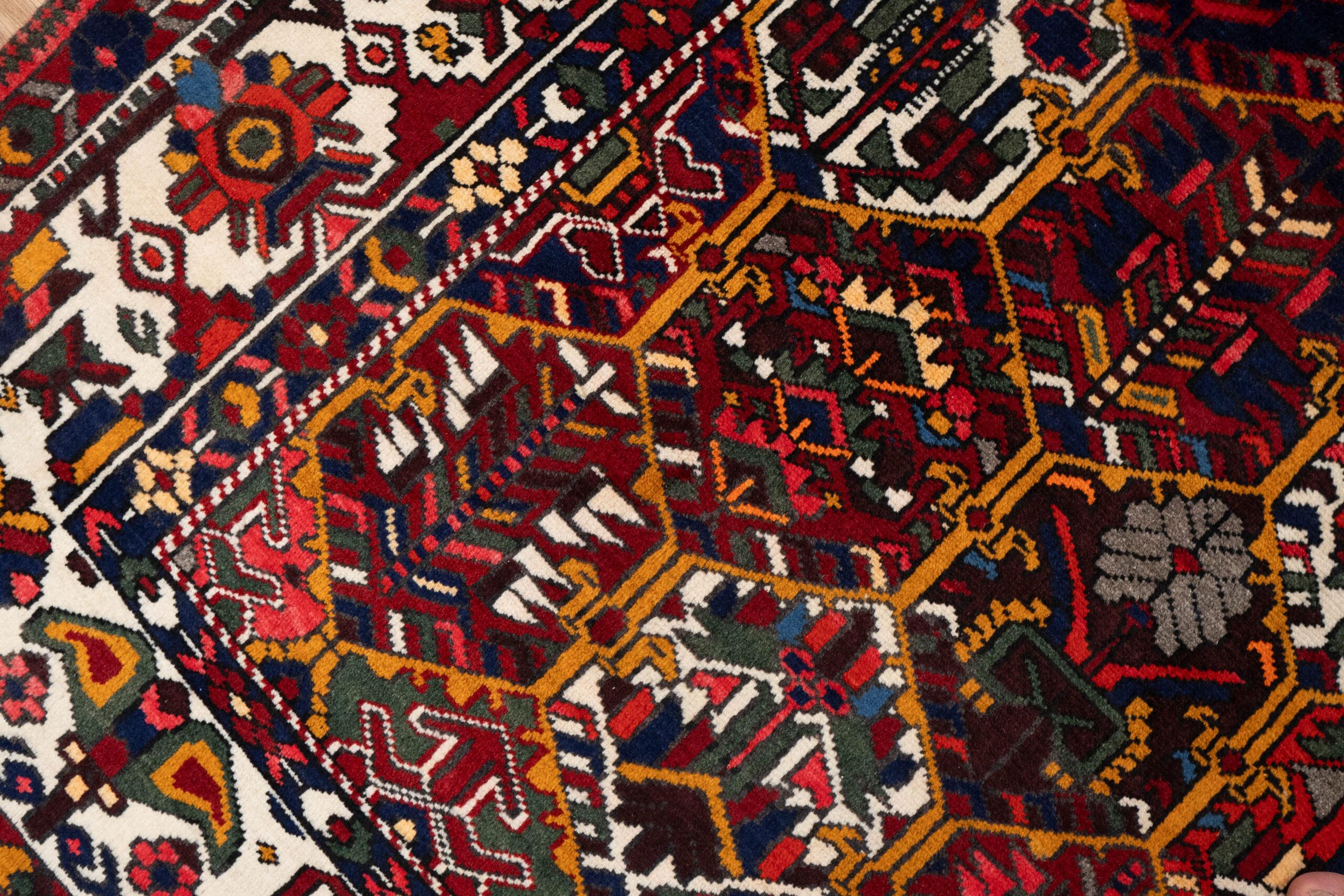 Bakhtiari Wool Rug 6.8x9.8 View 2