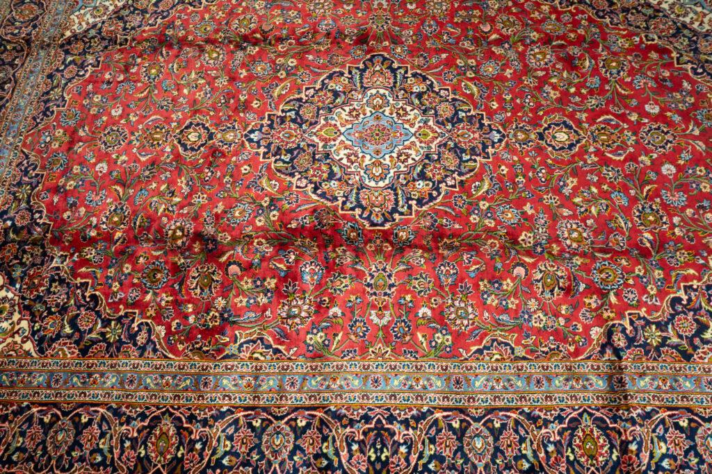 Kashan Wool Rug 16.8x11.0 View 3