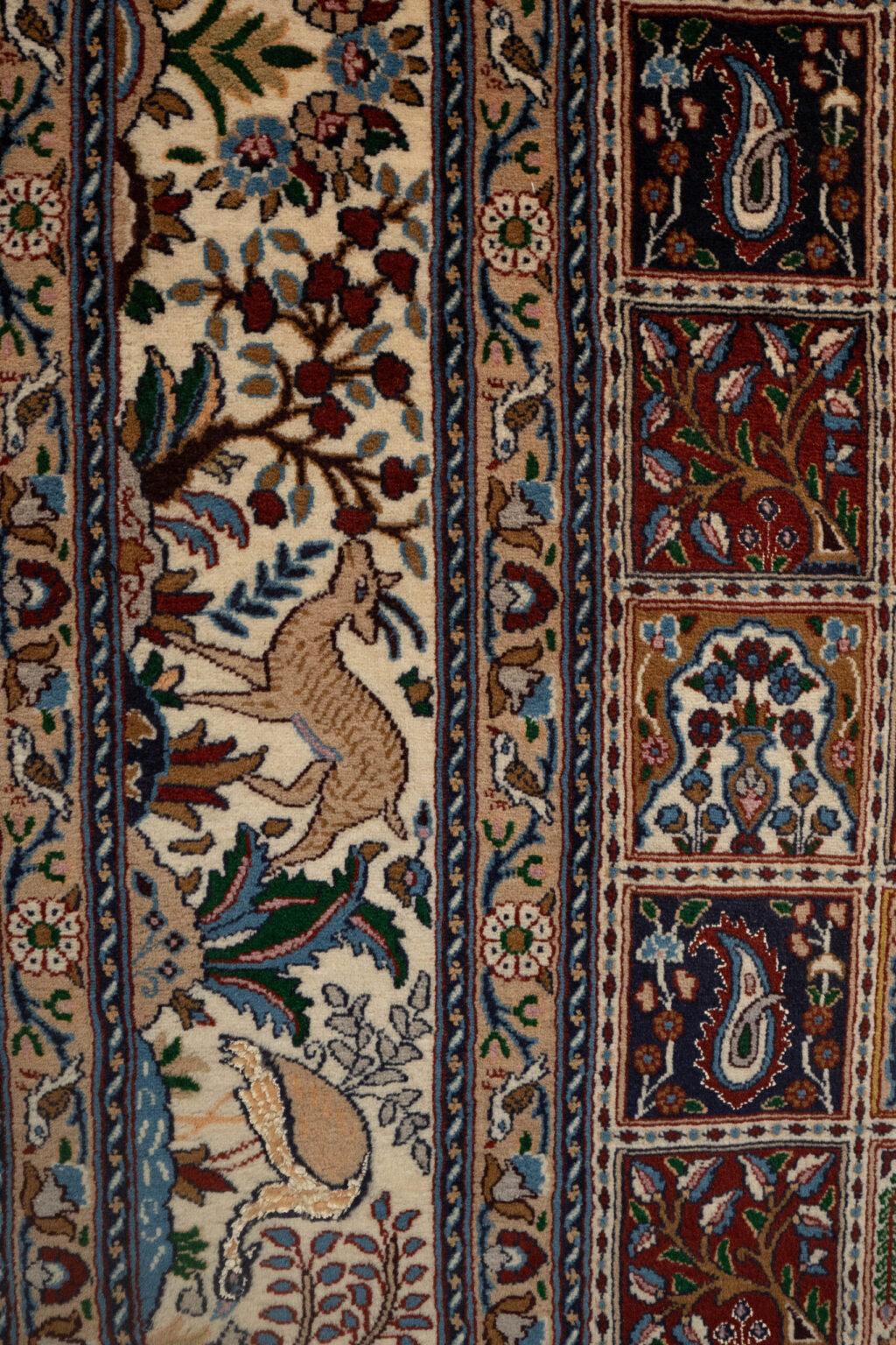 Moud Wool Silk Rug 8.7'x11.7' View 3