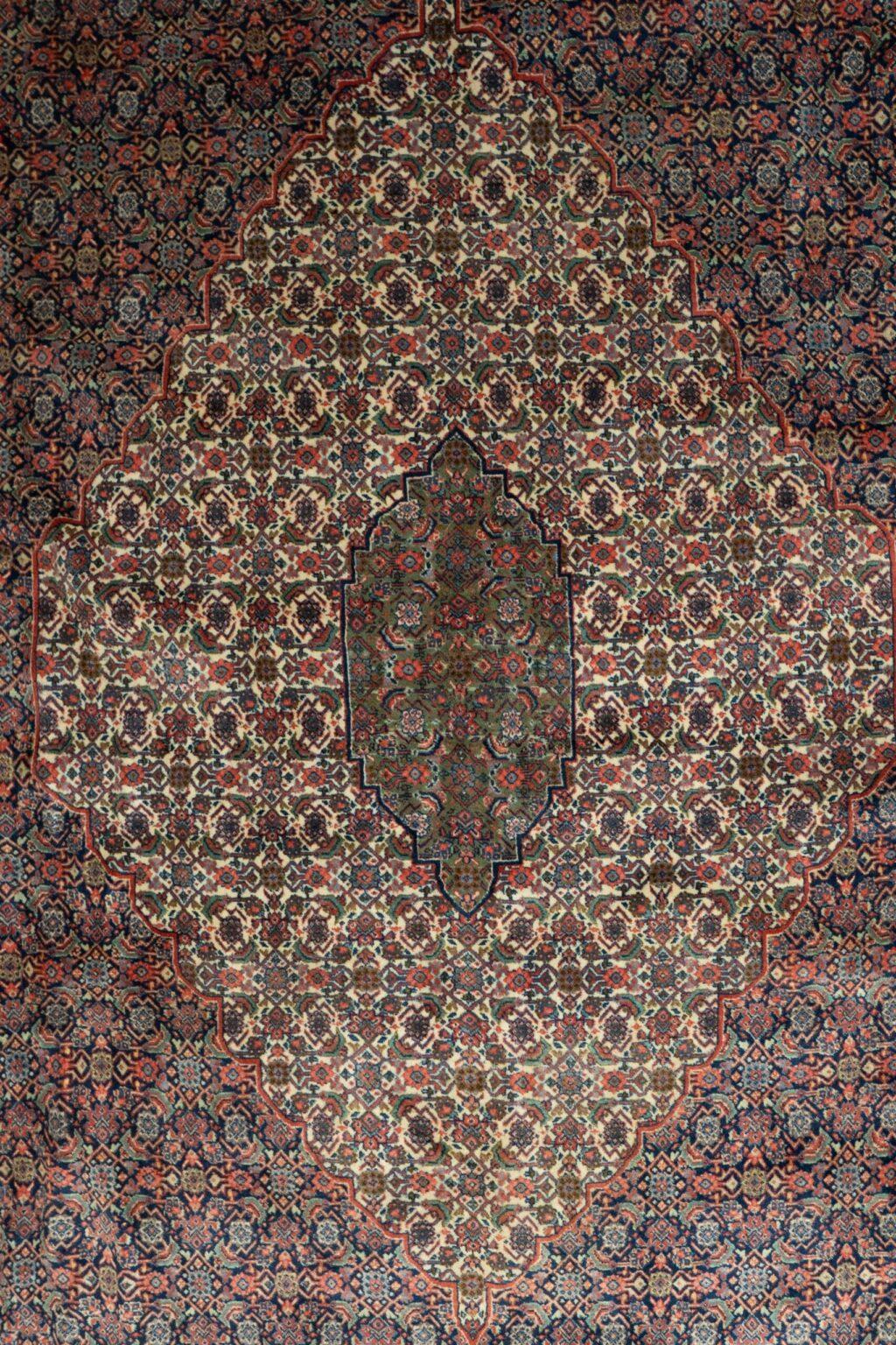 Tabriz Wool Rug 21.7x12.9 View 1
