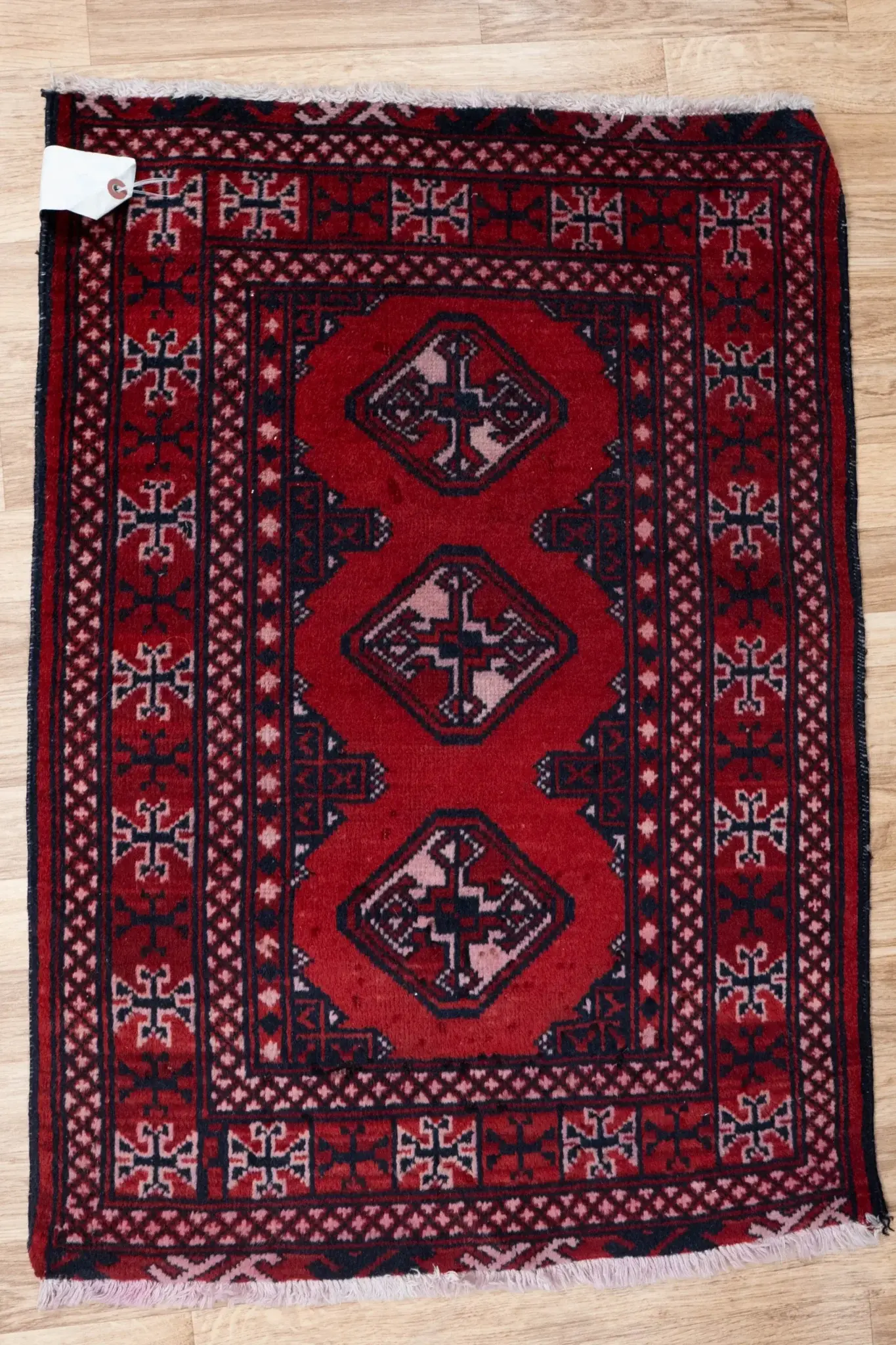 Bokhara Wool Rug 3 x 2' View 2