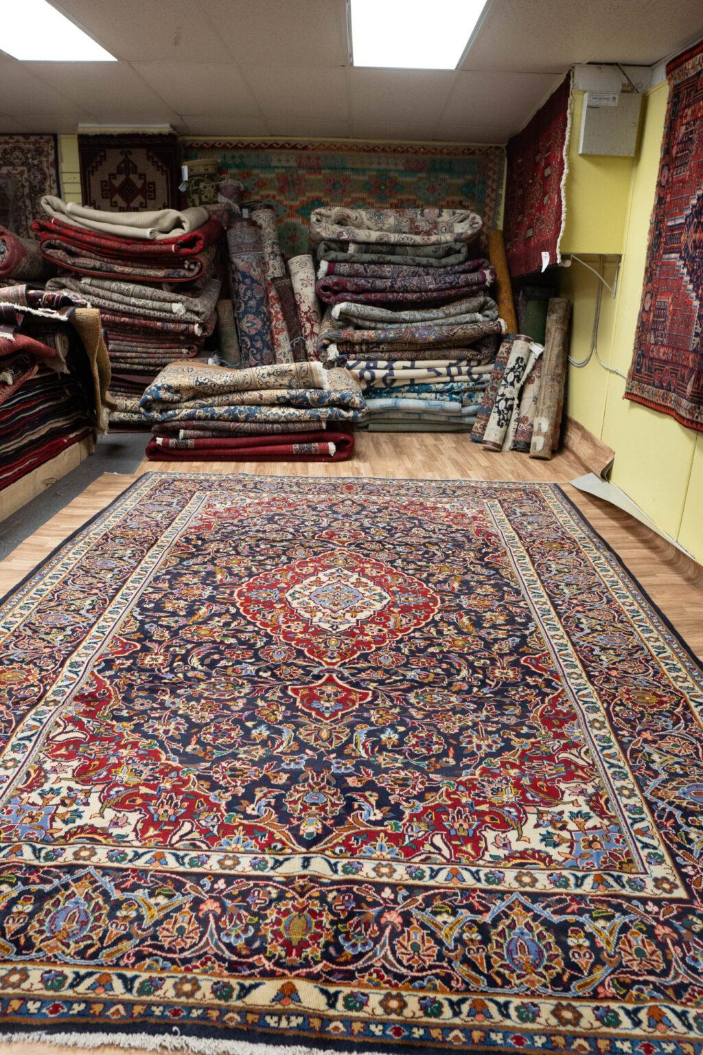 Kashan Wool Rug 11.0x8.0 View 2