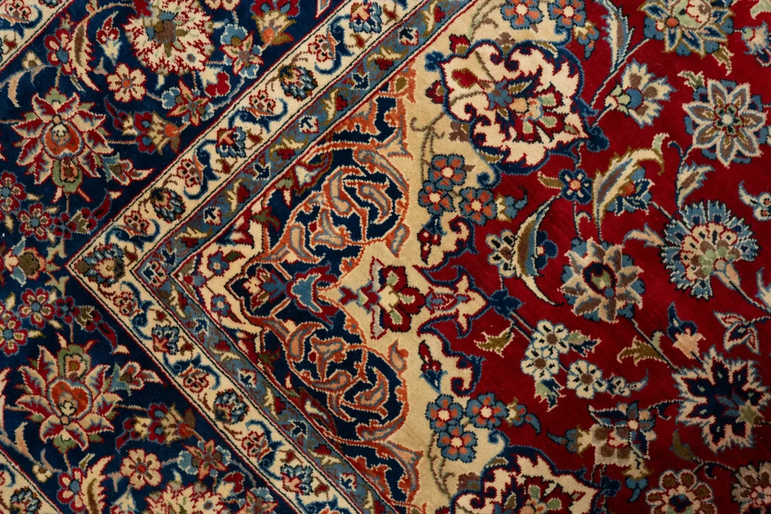 Najafabad Wool rug 9.8 x 12.8 View 5
