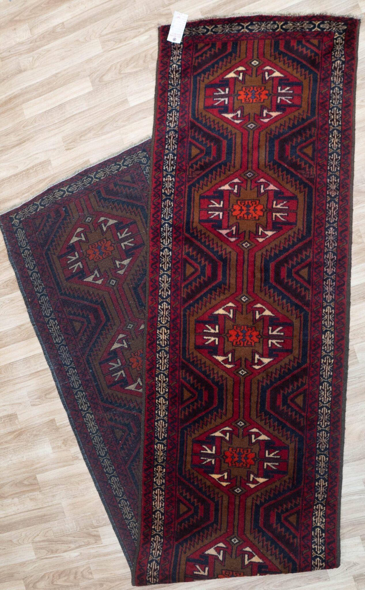 Baluch Wool Runner 2.5'x12' View 4
