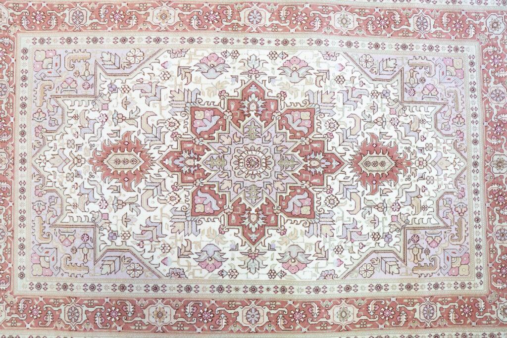 Tabriz Wool Silk Rug 3'x5' View 2
