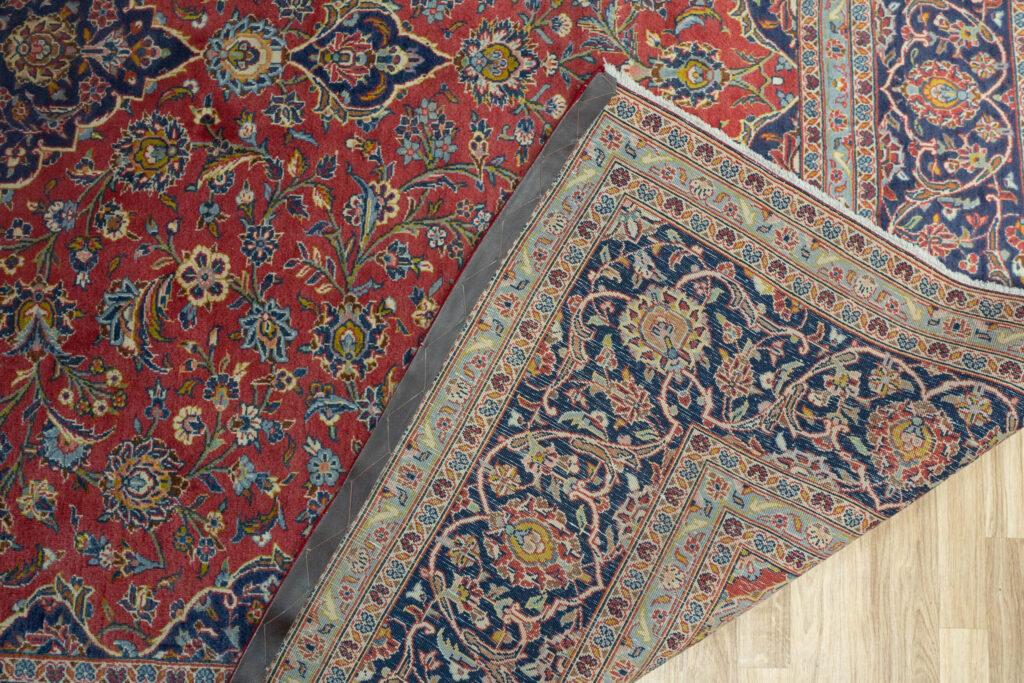 Kashan Kurk Wool Rug 8.1'x11.10' View 7