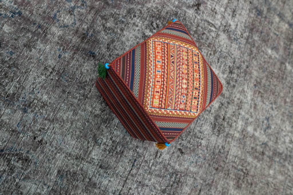 Overdyed Wool Rug 8'x11' View 7