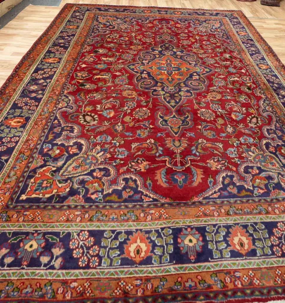 Mashad Wool Rug 6.5x9.5 View 3