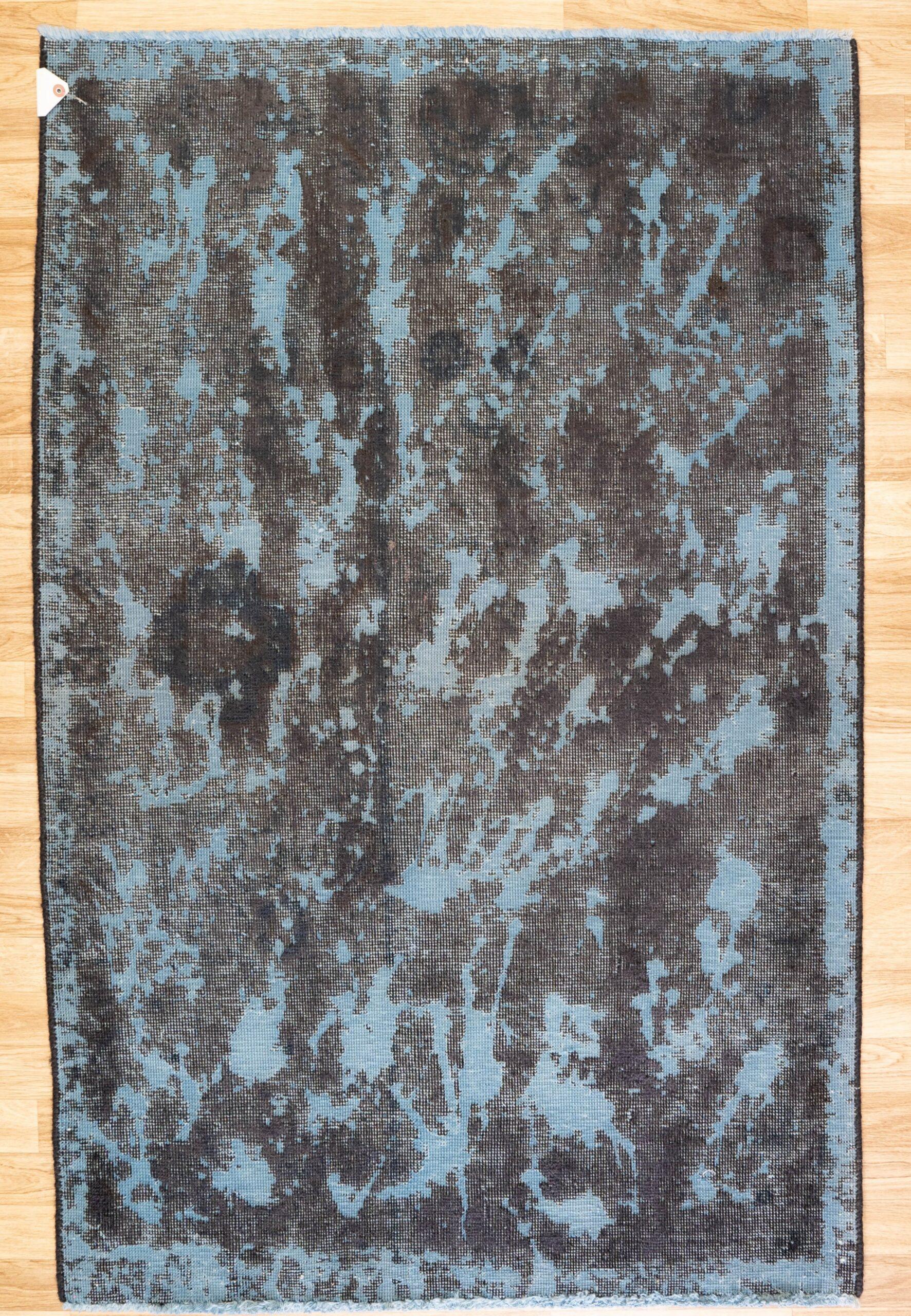 Vintage Overdyed Wool Rug 3.3'x5'