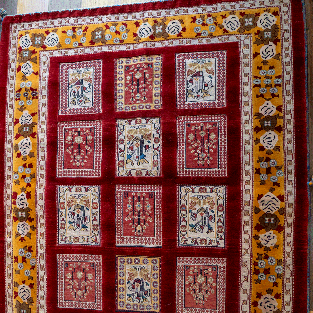 Gabbeh Rug AR-3927 – Genuine Hand-Woven Wool Oriental Rug View 2