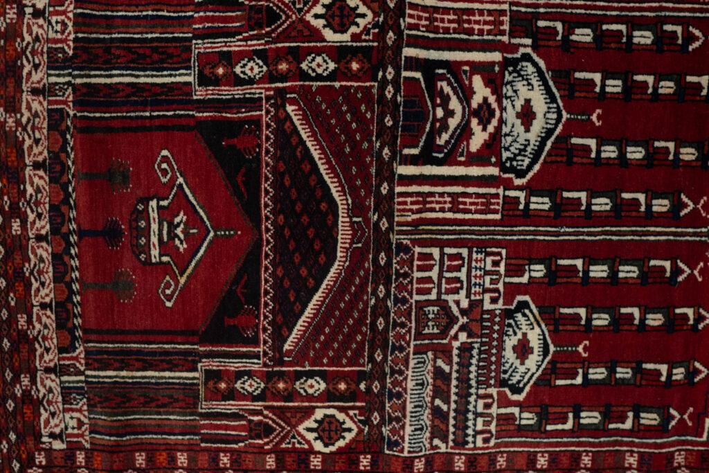 Turkmen Wool Rug 3.10x3.10 View 2