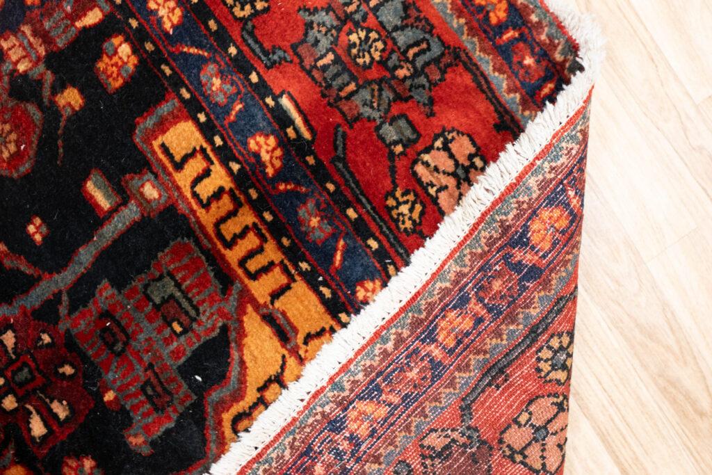 Hamadan Wool Rug 3.0x3.0 View 4