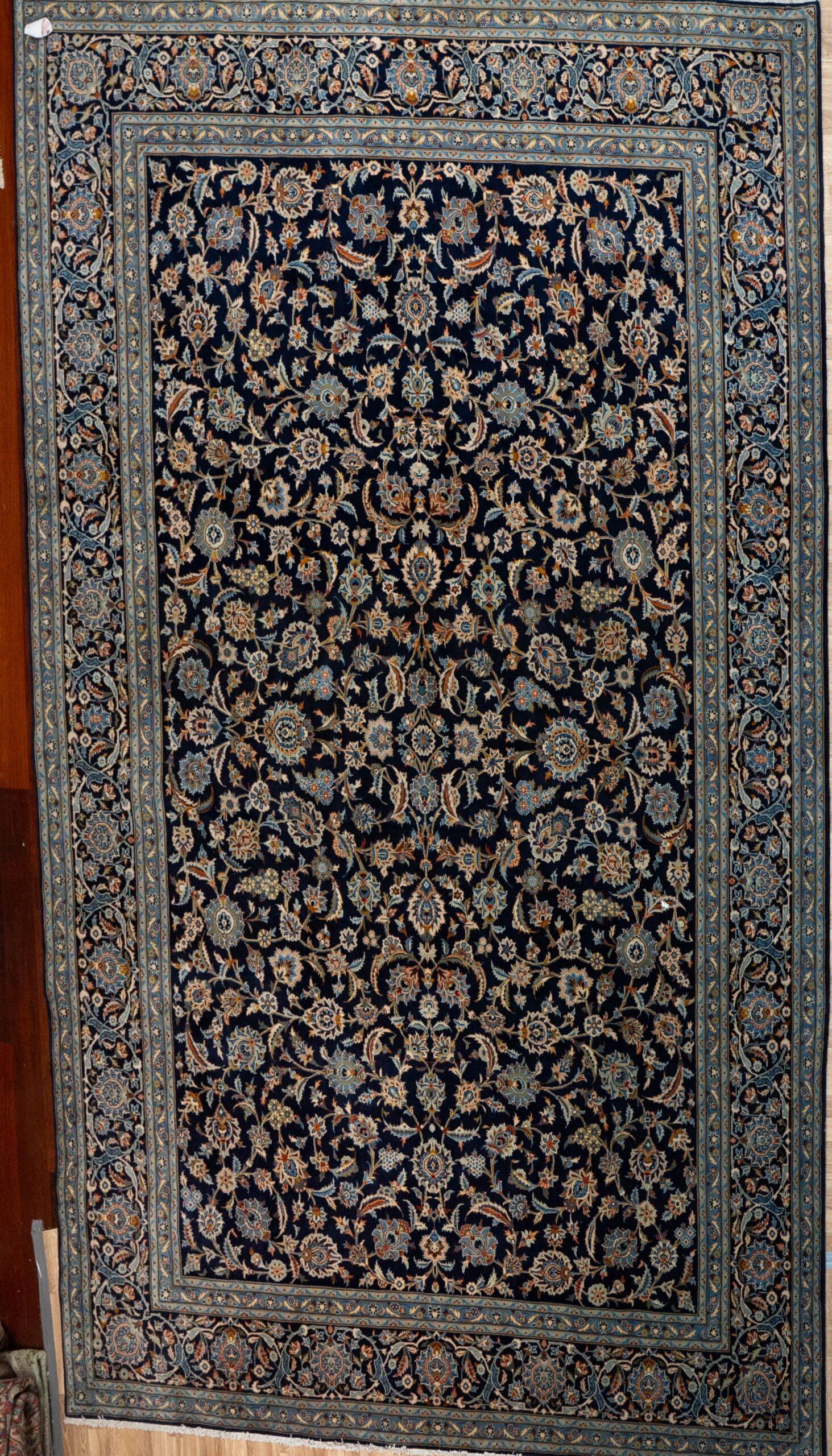 Kashan Kurk Wool Rug 10'x13.1' View 3