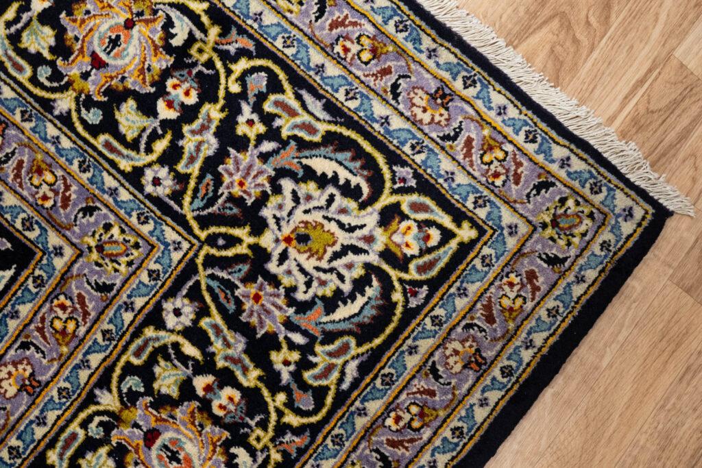 Kashan Wool Rug 7.8x11.6 View 1