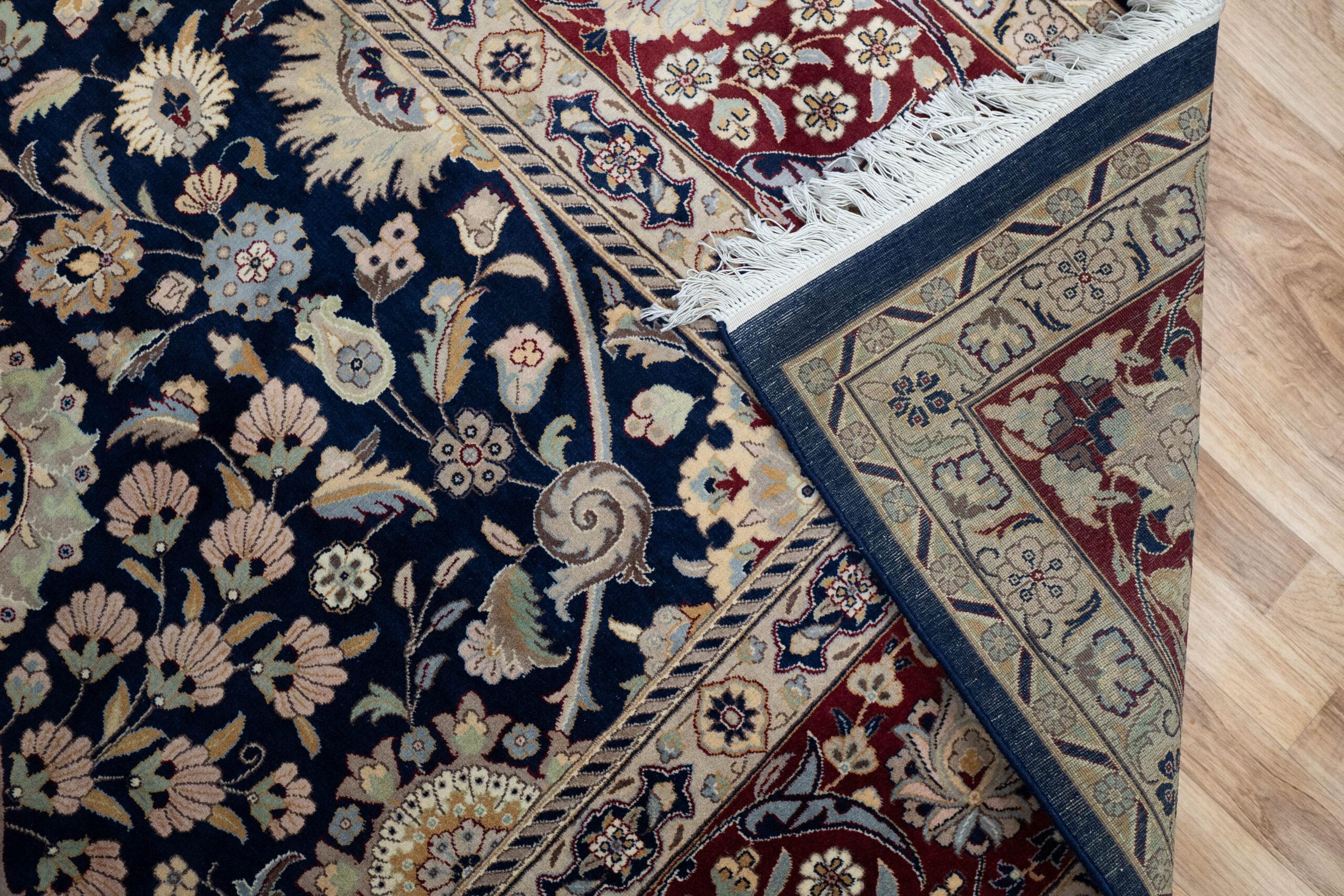 Tabriz Kurk Wool Rug 9'x12' View 6