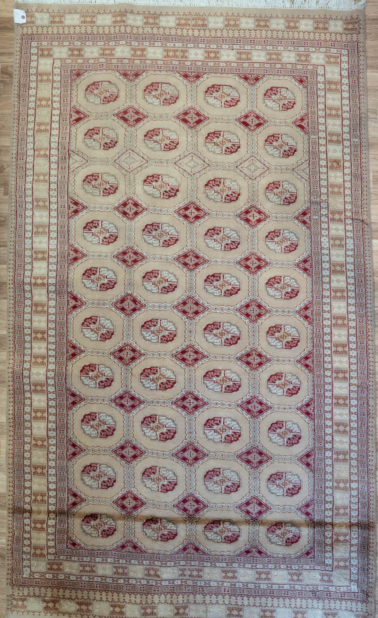 Bokhara Wool Silk Rug 5.6'x7.8 View 1