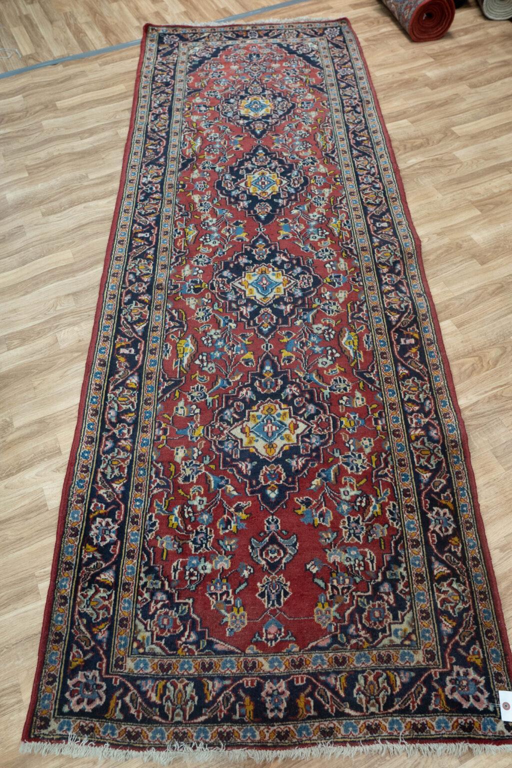 Kashan Wool Runner 3.2x10.0 View 1