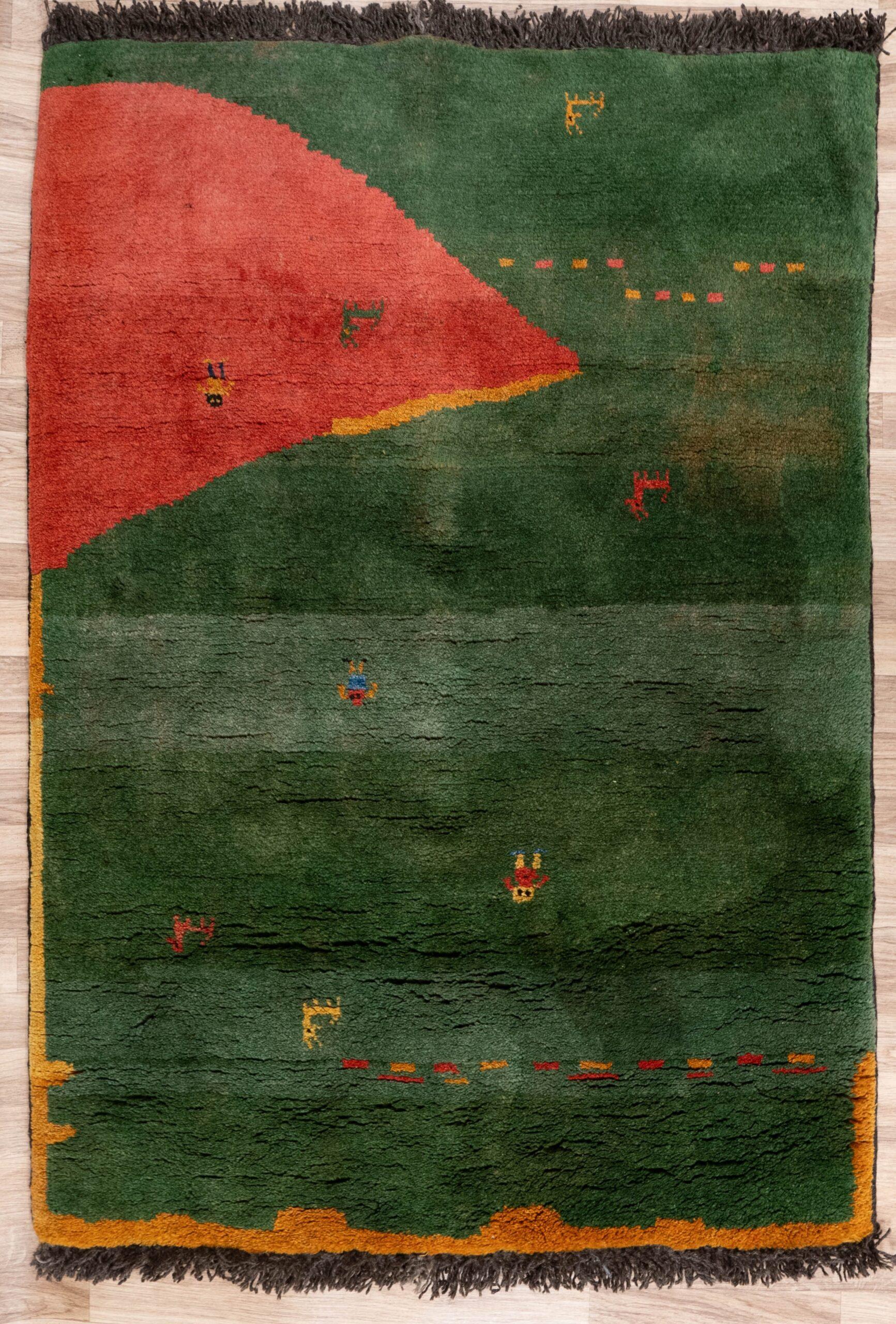 Gabbeh Wool Rug 3.0x5.0 View 1