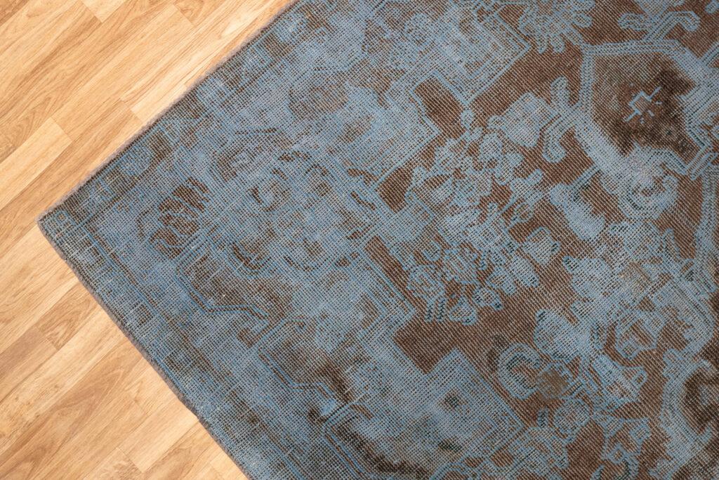 Vintage Overdyed Tabriz Rug 6'x9' View 3