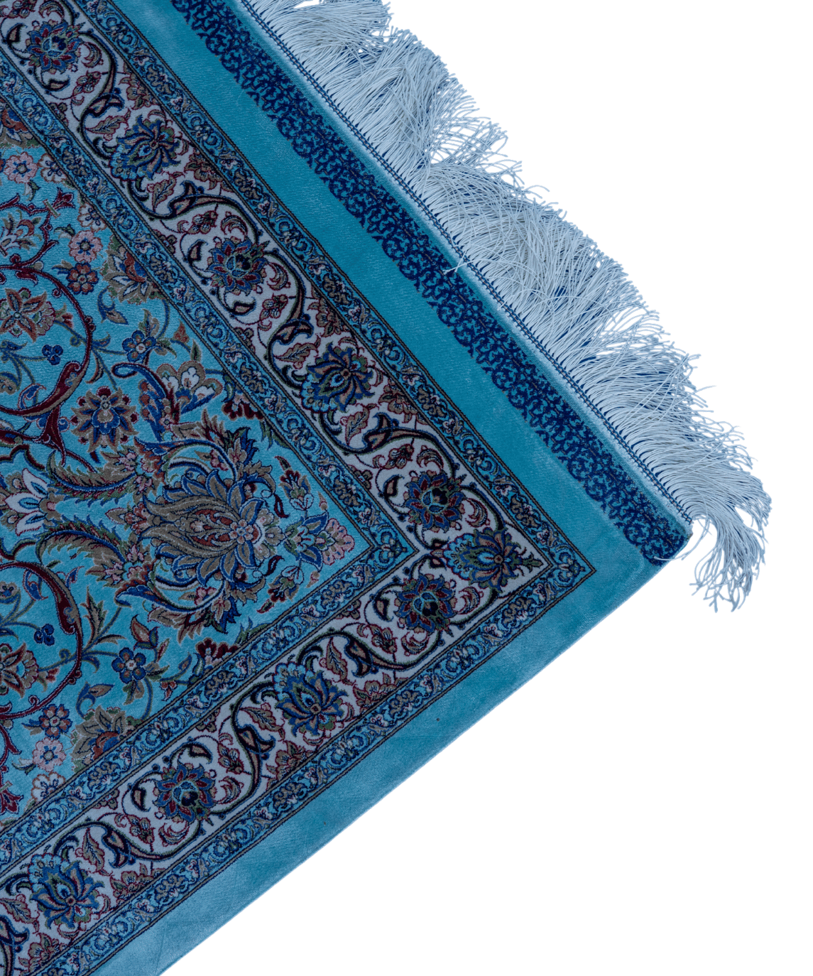 Luxury Qum Silk Handwoven Oriental Rug – 9'9" × 12'10" View 4