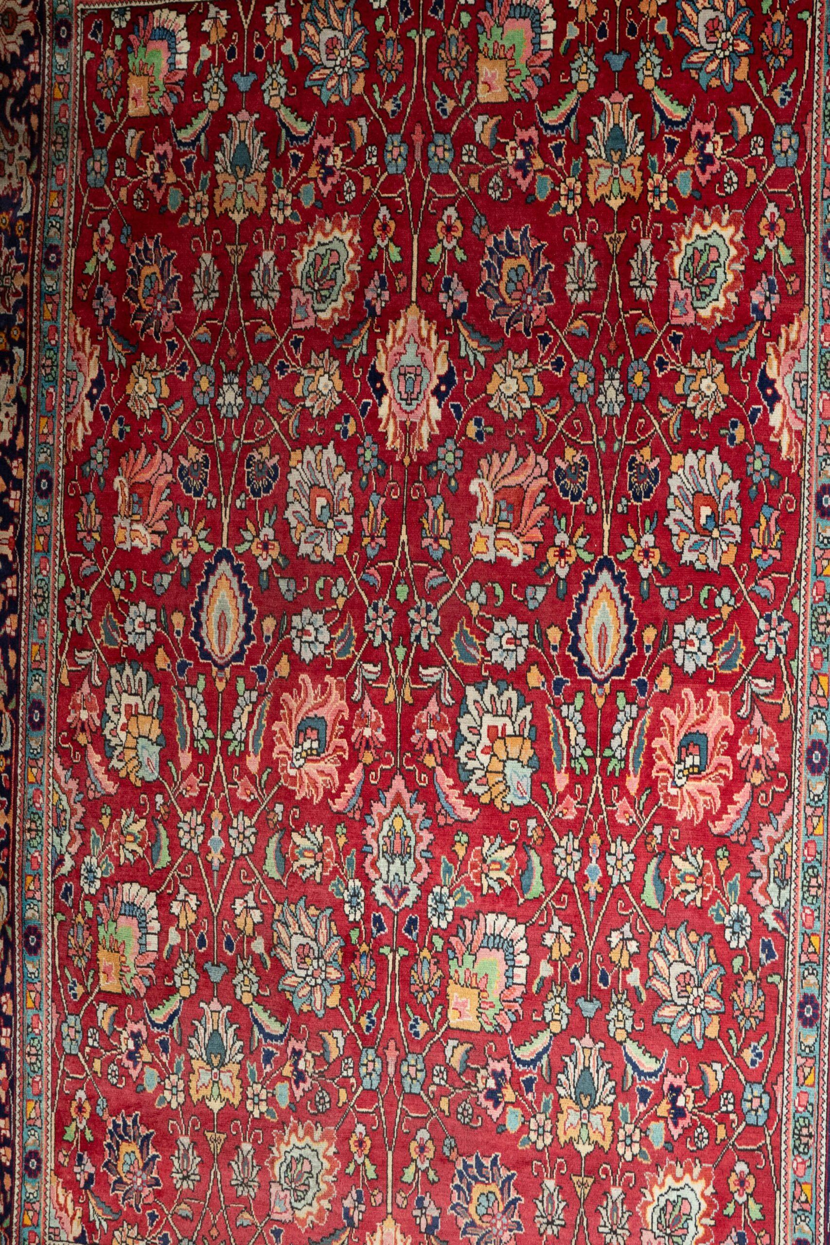 Tabriz Wool Rug 9.8x12.8 View 1