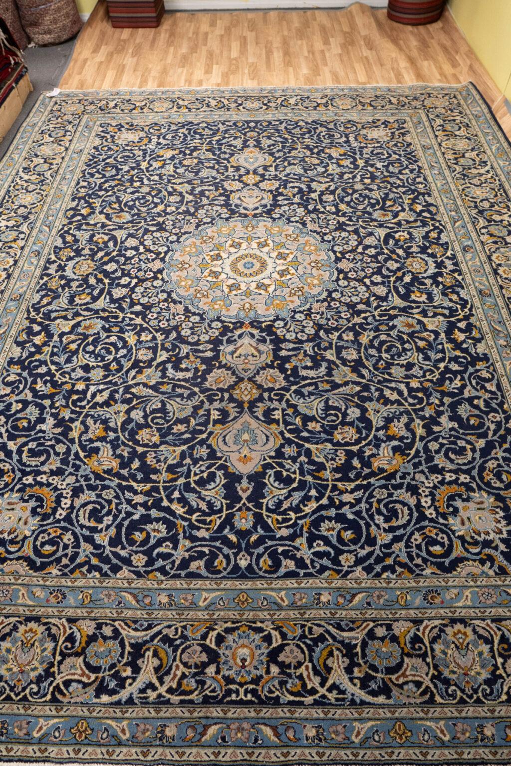 Kashan Rug 12.10x9.8 View 1