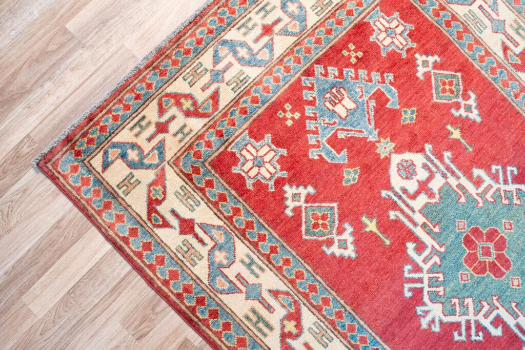 Kazak Wool Pile Rug 4'x6' View 2