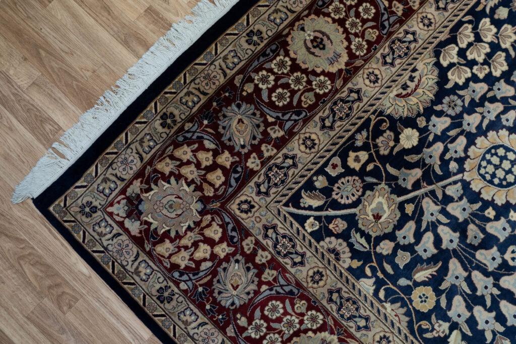 Tabriz Kurk Wool Rug 9'x12' View 3