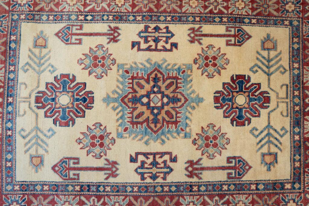Kazak Wool Rug 3.2'x5.4' View 2