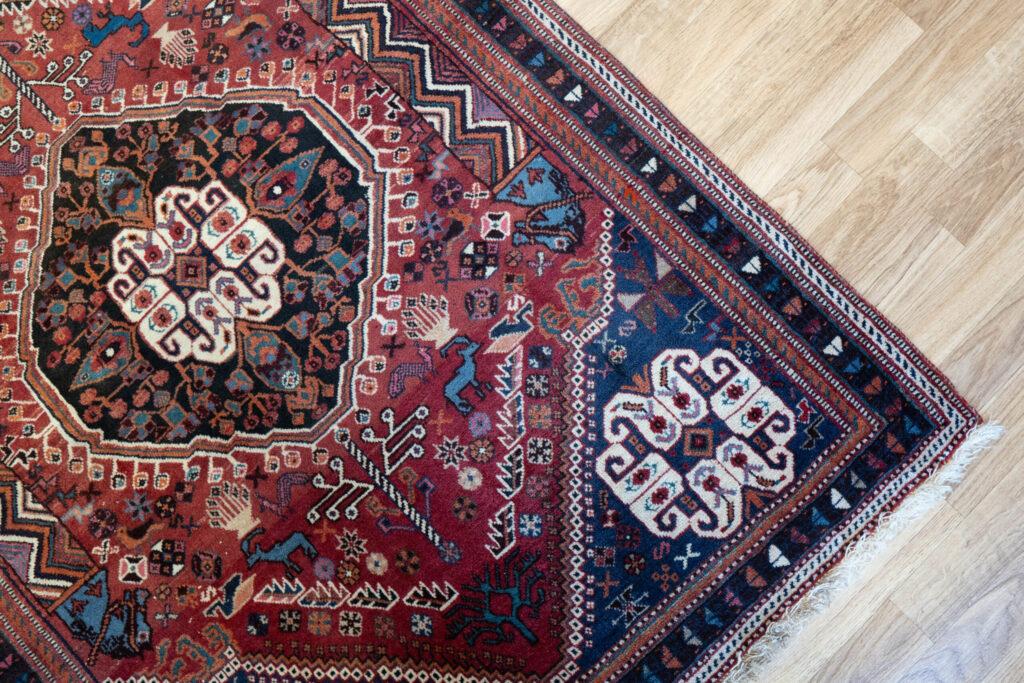 Qashqai Wool Rug 3'x5' View 3