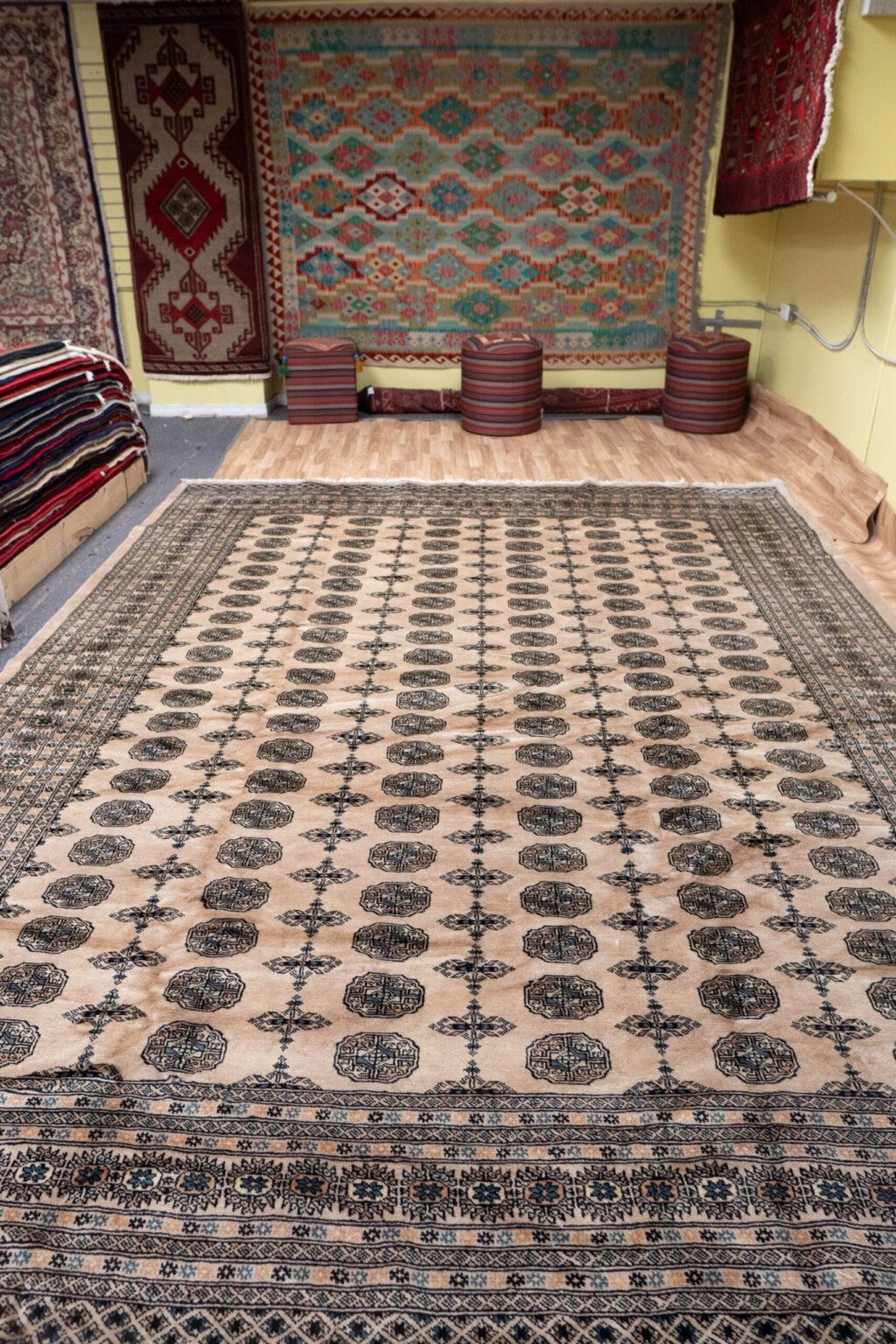 Bokhara Wool Rug 12.4x9.4 View 3