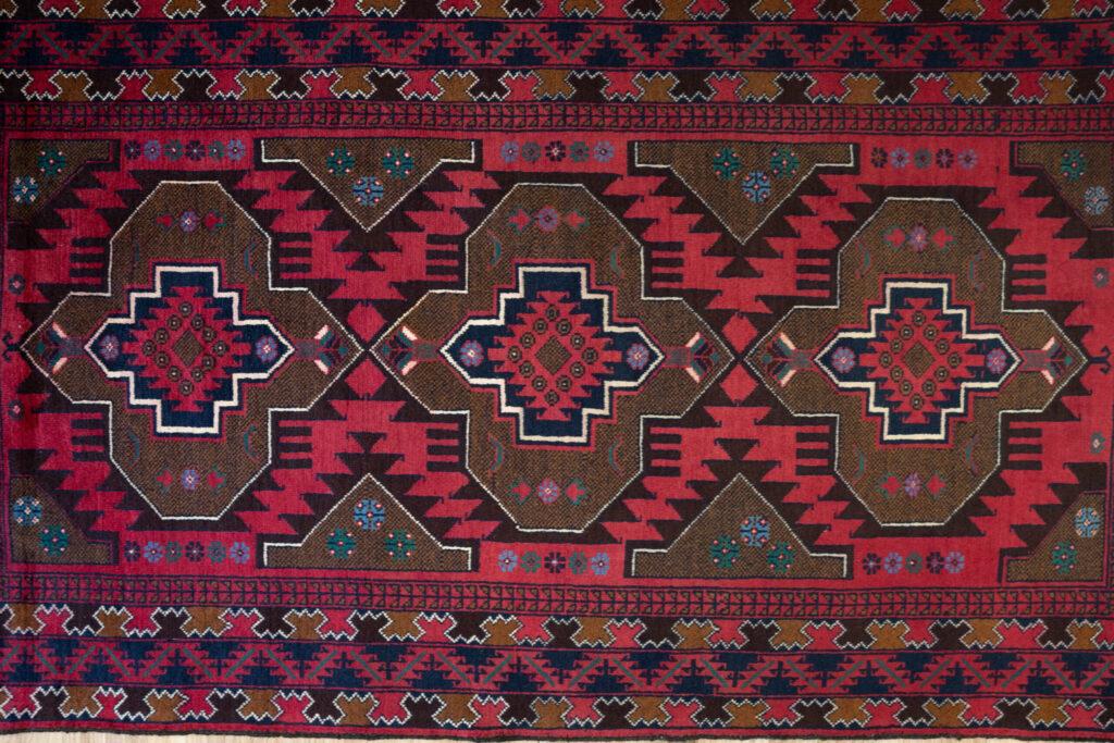 Baluch Wool Pile Rug 3.9'x6.8' View 2
