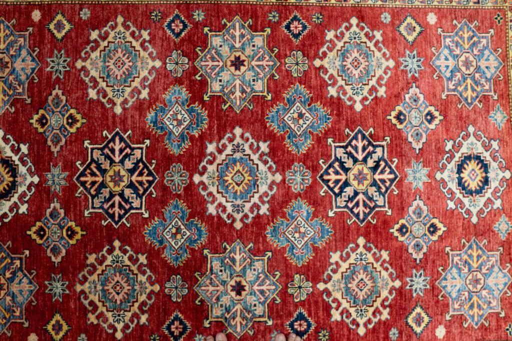 Kazak Wool Rug 6'x8' View 2