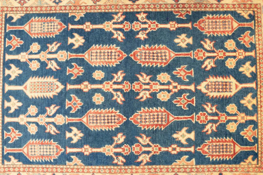 Kazak Wool Rug 3.2'x5.5' View 4
