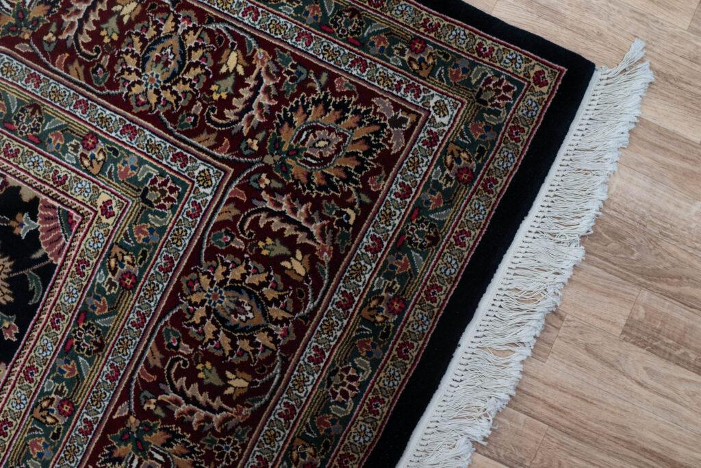 Tabriz Wool silk Rug 9'x12' View 3