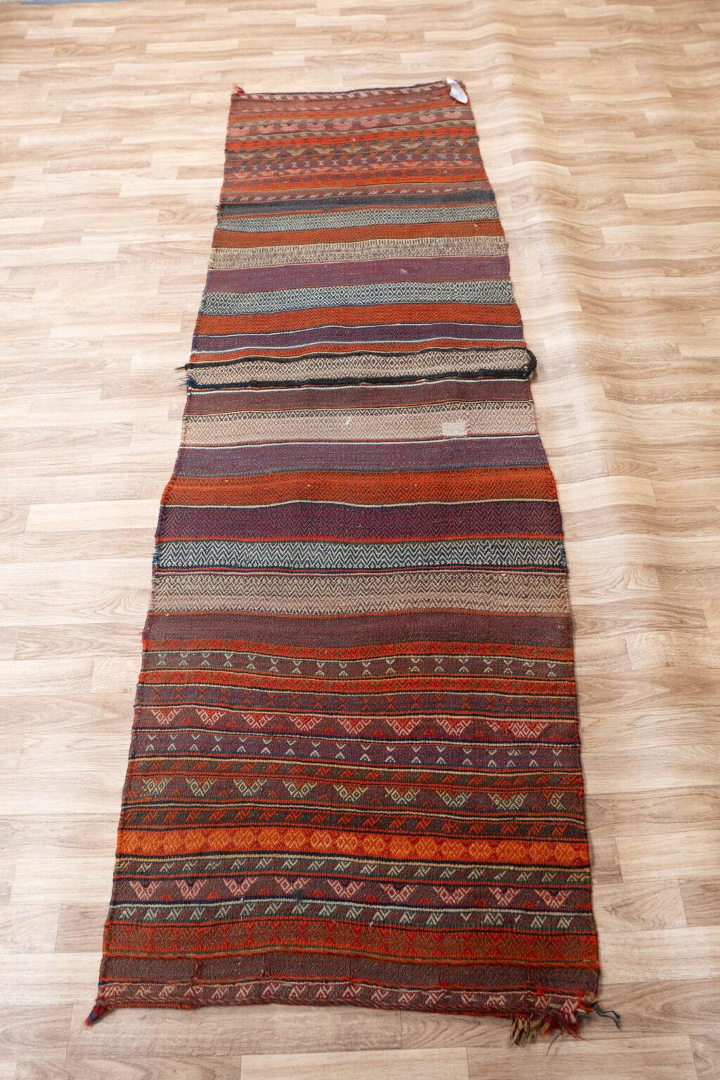 Kilim Wool Rug 2.4x7.6 View 1