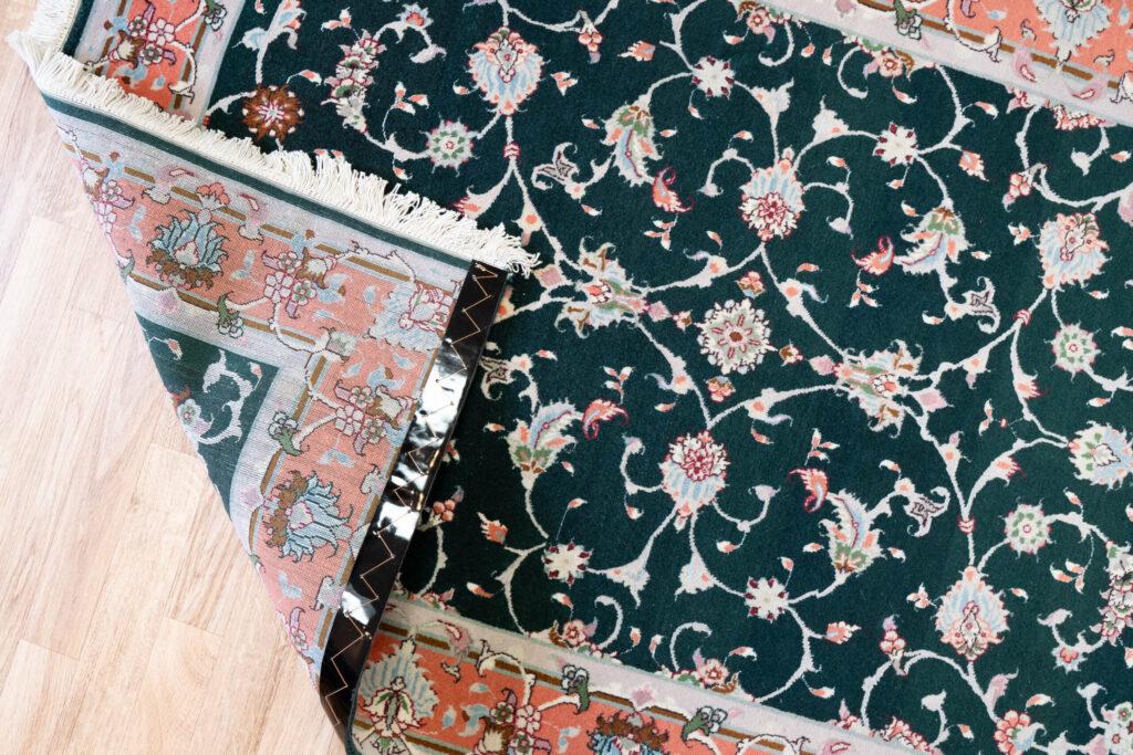 Tabriz Wool silk 3'x5' View 3