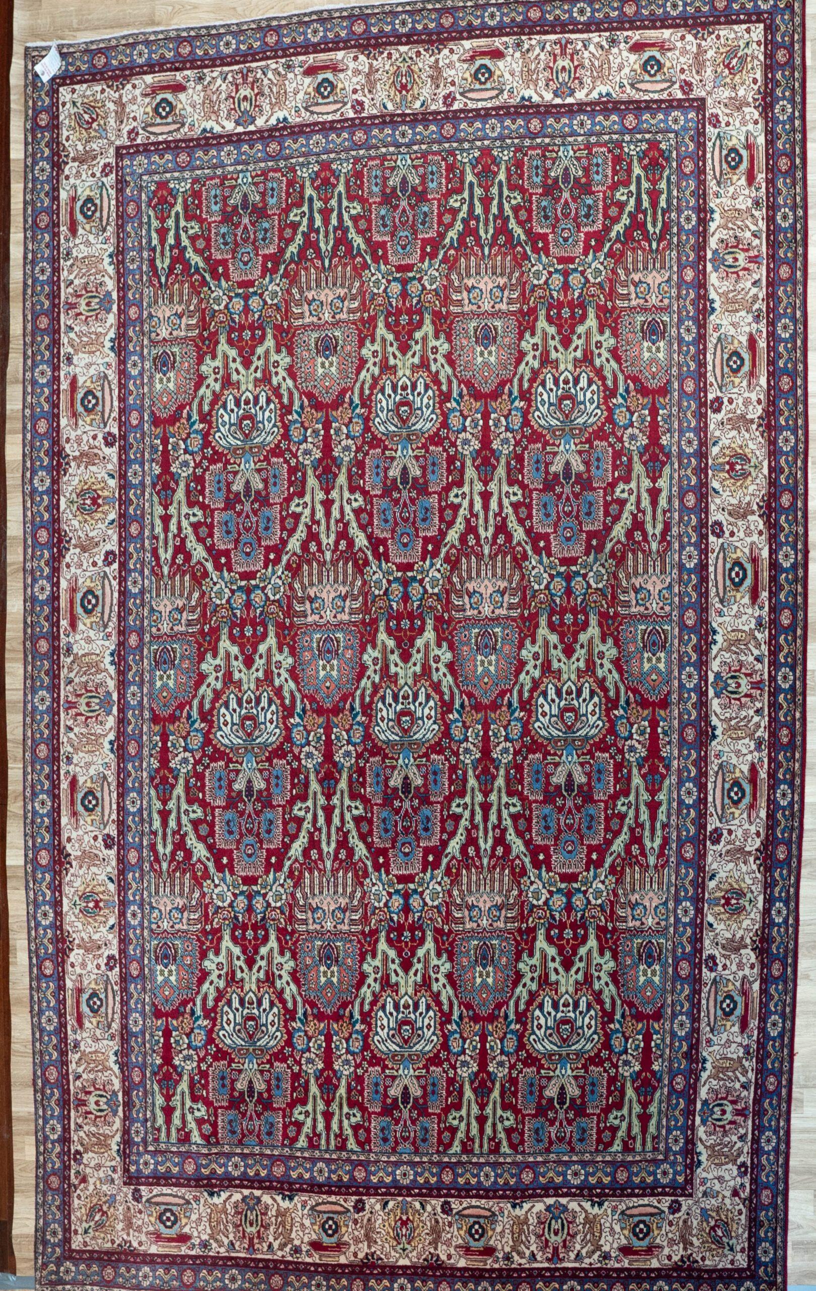 Tabriz Wool Rug 8.2'x11' View 2
