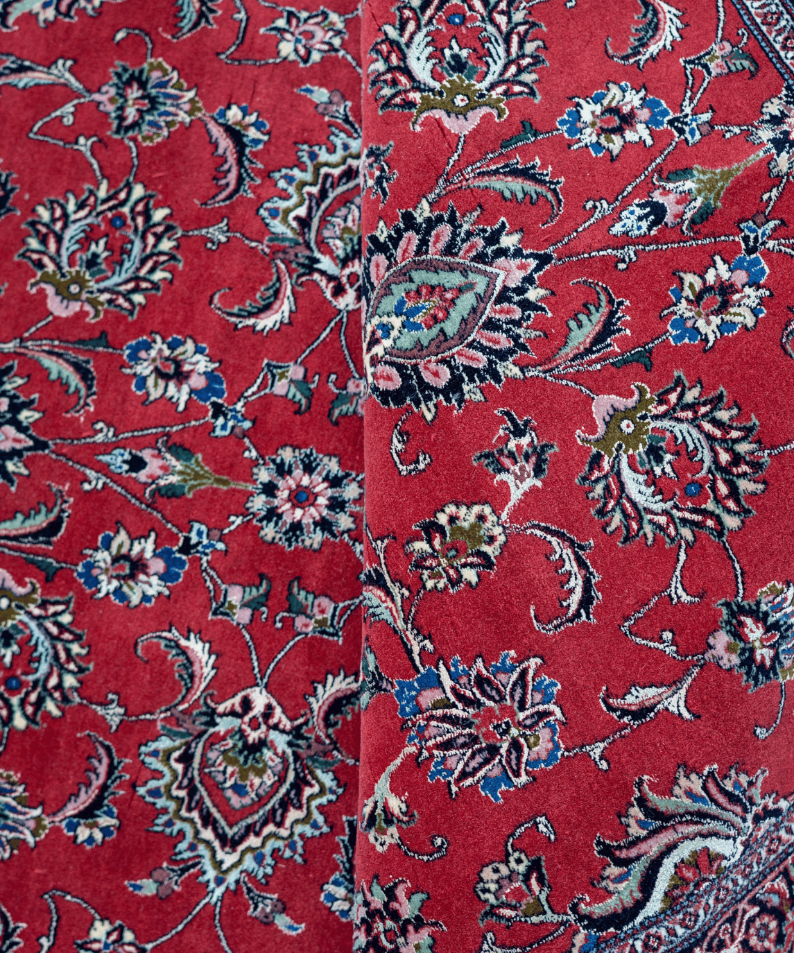 Traditional Bidjar Wool & Silk Handwoven Oriental Runner Rug – 4'0" × 9'5" View 7