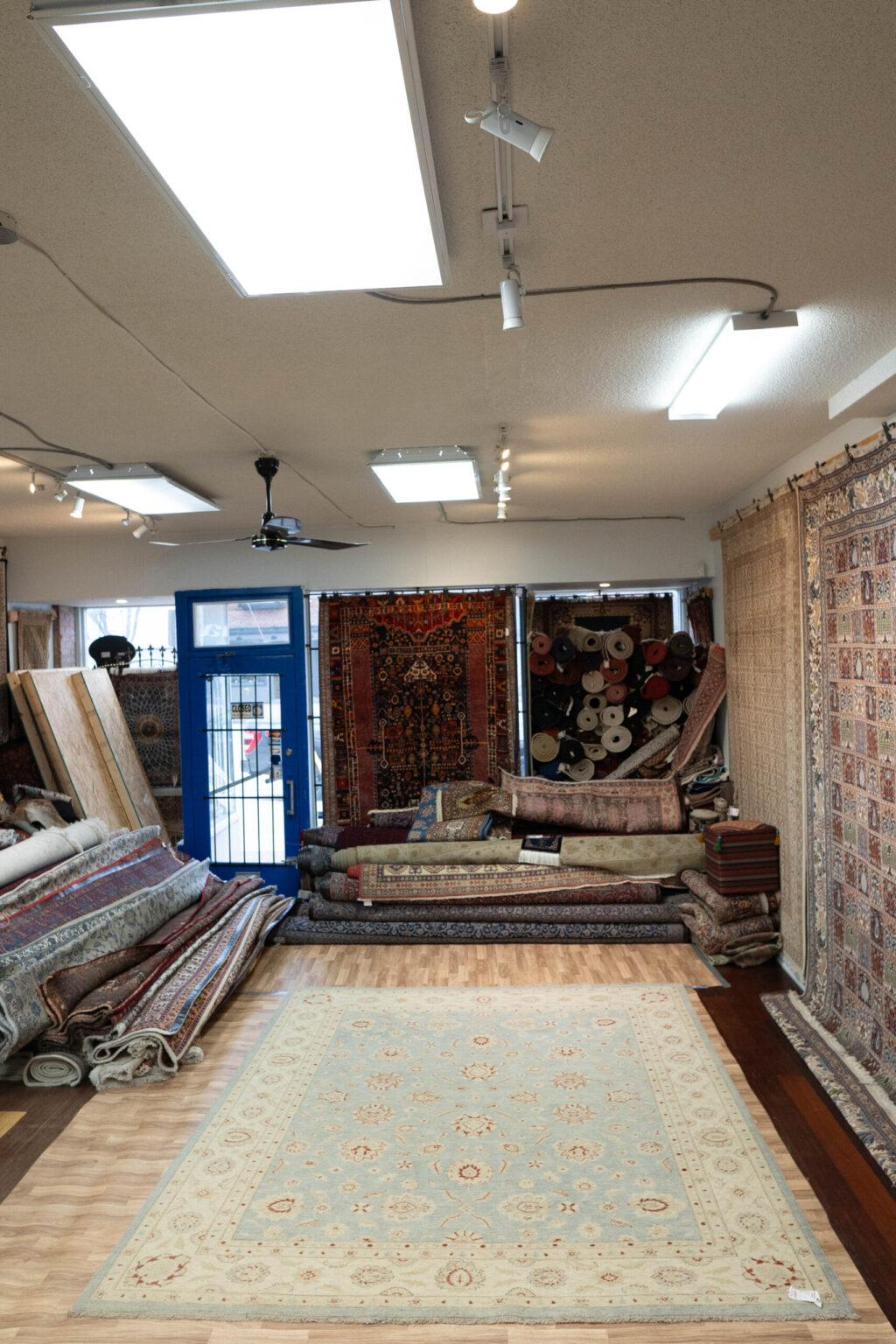 Chobi Wool Pile Rug 8'x10' View 4