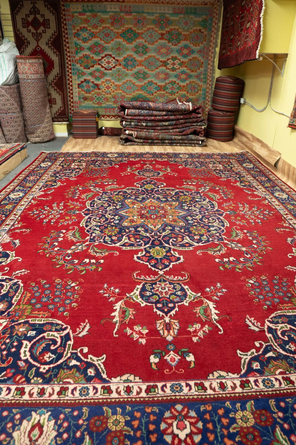 Tabriz Wool Rug 13.2x10.0 View 6