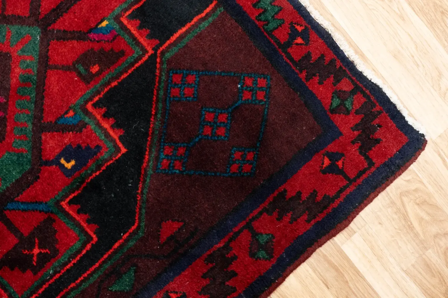 Hamadan Wool Rug 11.2 x 4.2' View 2